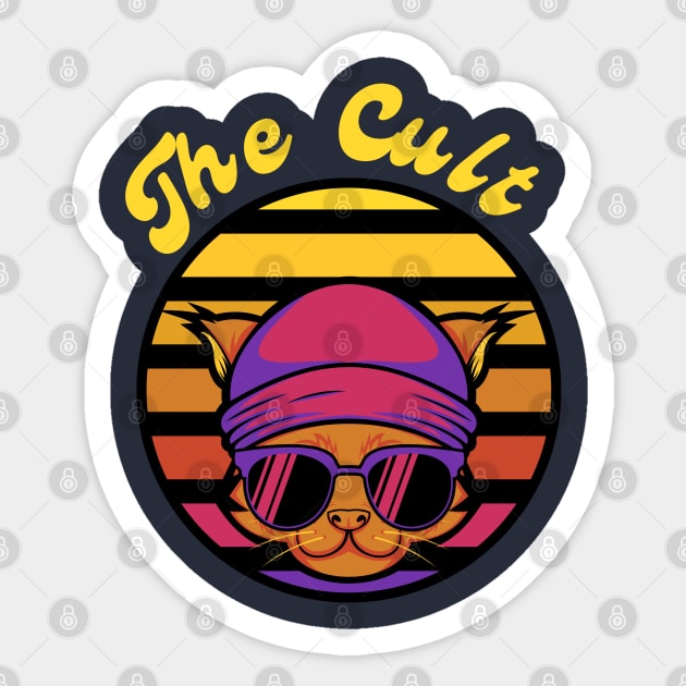 the cult Sticker by Oks Storee